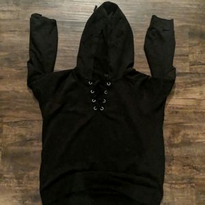 Corset front hoodie